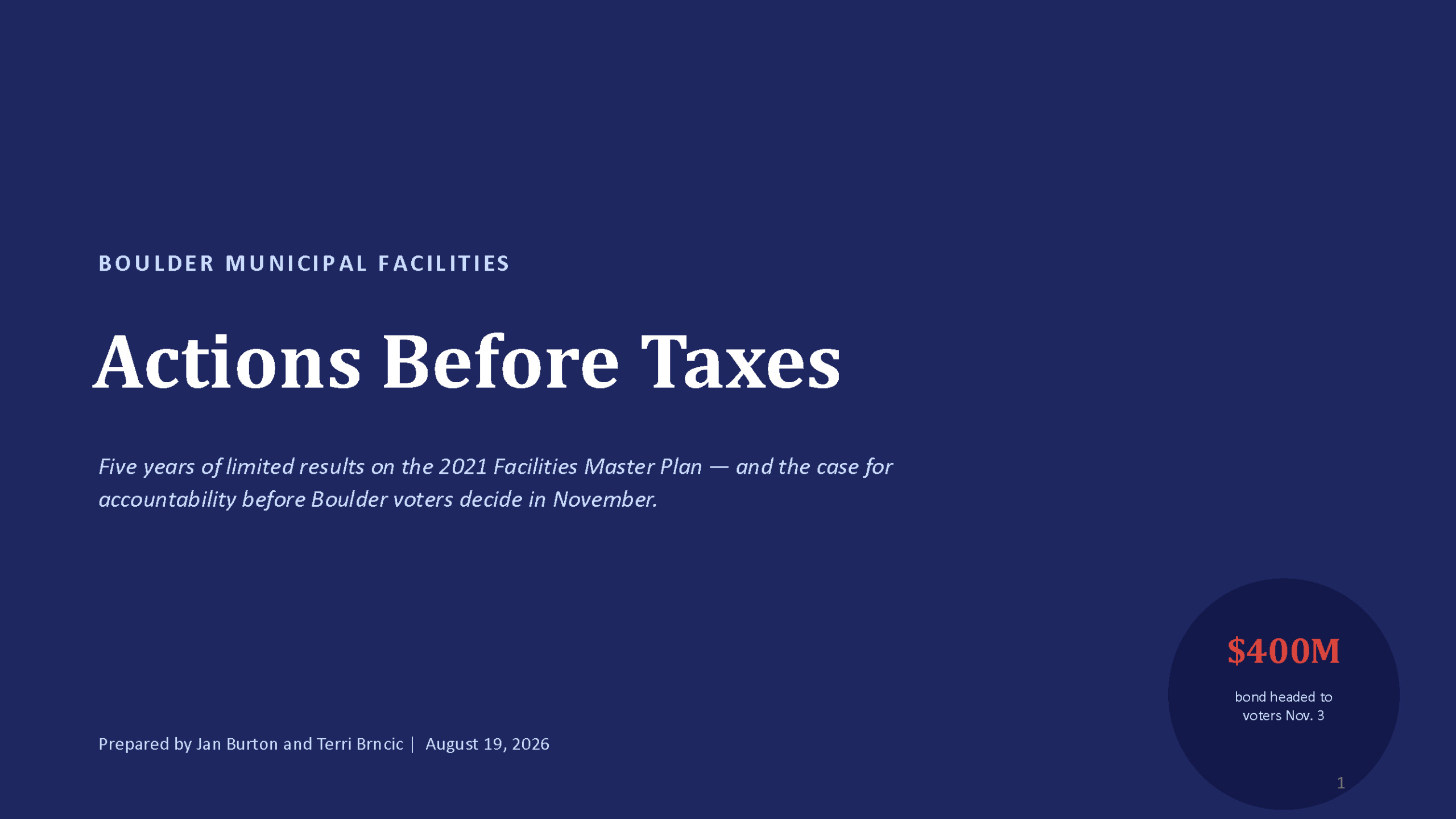 Tax Measure